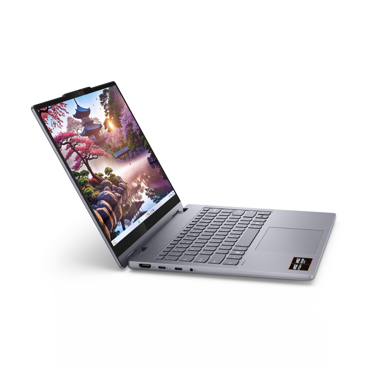 Lenovo IdeaPad 5 2-in-1 14AKP10 Copilot+ PC AMD Ryzen™ AI 7 350 Hybrid (2-in-1) 35.6 cm (14") Touchscreen WUXGA 16 GB LPDDR5x-SDRAM 512 GB SSD Wi-Fi 7 (802.11be) Windows 11 Home English Grey - Image 13
