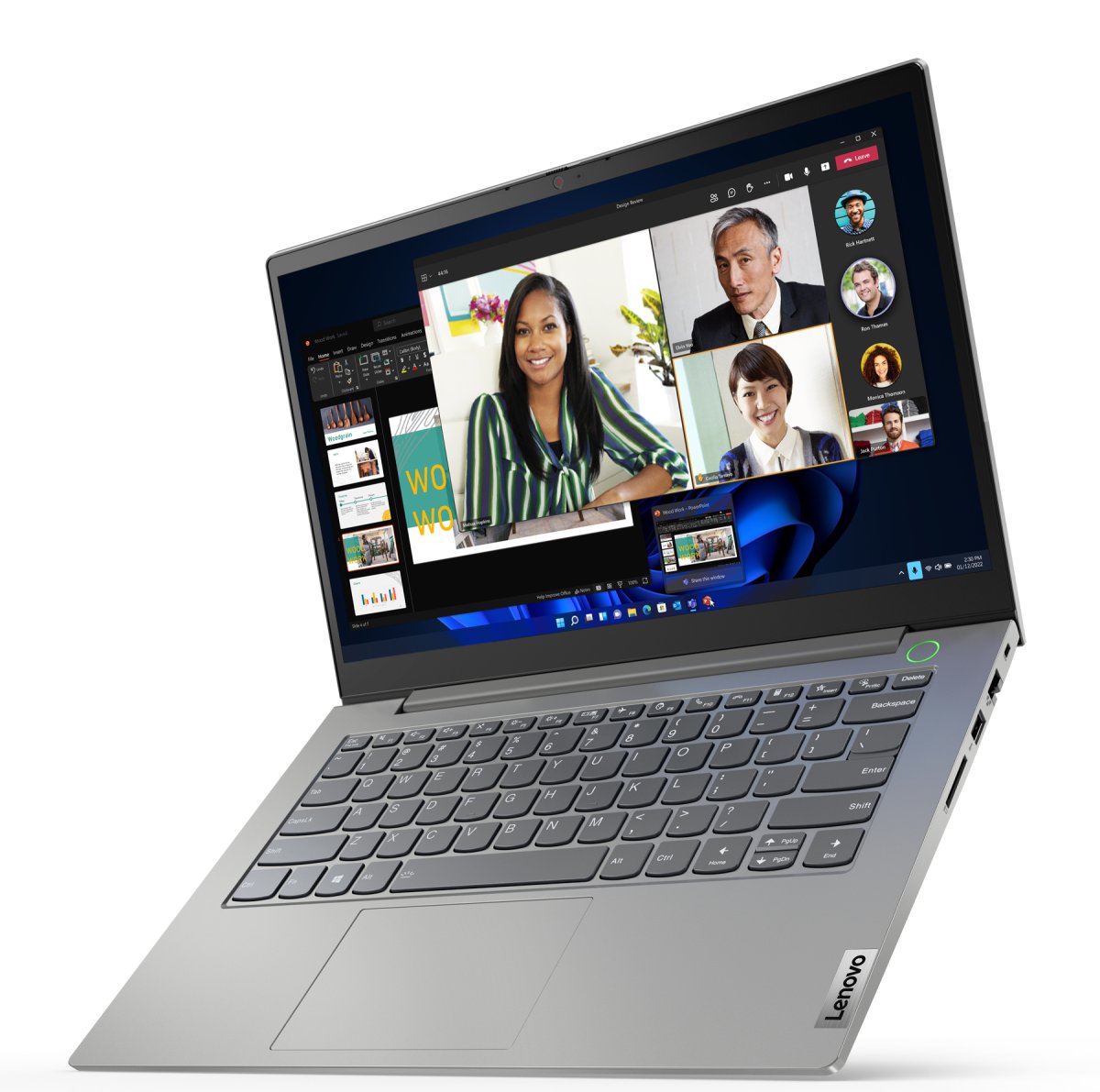 Lenovo ThinkBook 14 G4 IAP Intel® Core™ i5 i5-1235U Laptop 35.6 cm (14") Full HD 8 GB DDR4-SDRAM 256 GB SSD Wi-Fi 6 (802.11ax) Windows 11 Pro UK English Grey - Image 4