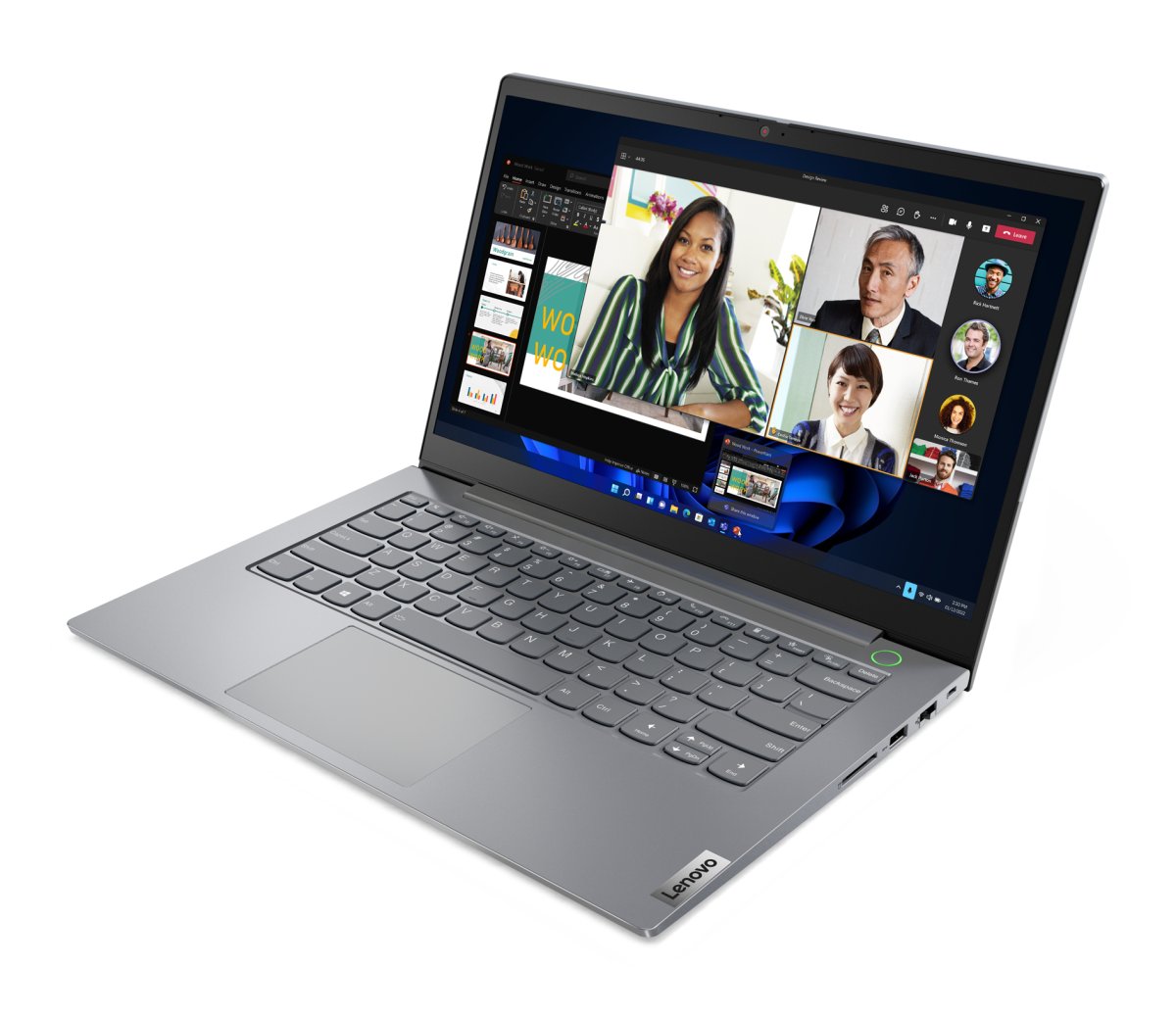 Lenovo ThinkBook 14 G4 IAP Intel® Core™ i5 i5-1235U Laptop 35.6 cm (14") Full HD 8 GB DDR4-SDRAM 256 GB SSD Wi-Fi 6 (802.11ax) Windows 11 Pro UK English Grey - Image 3