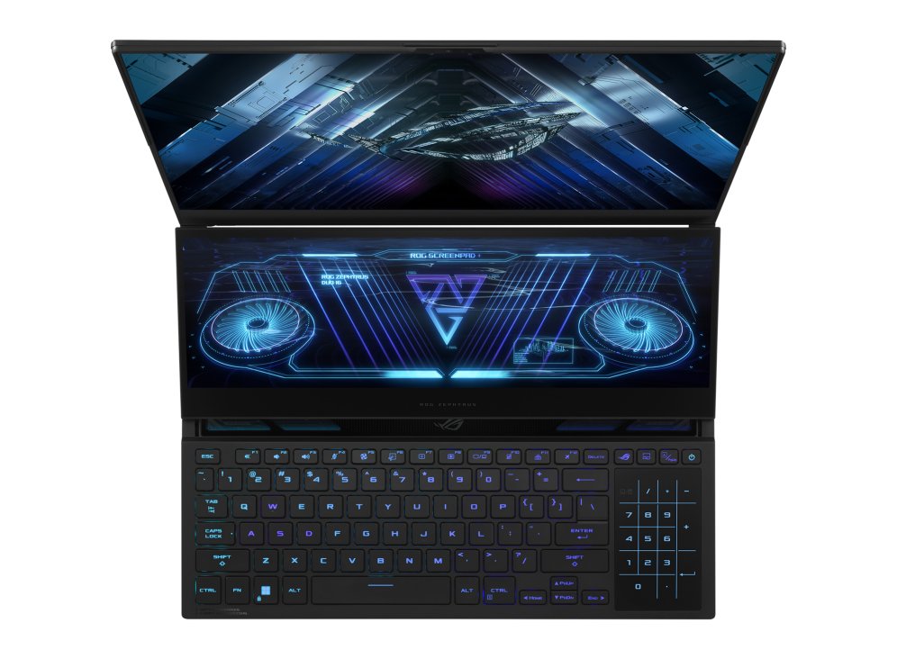 ASUS ROG Zephyrus Duo 16 GX650PY-NM001W AMD Ryzen™ 9 7945HX Laptop 40.6 cm (16") WQXGA 64 GB DDR5-SDRAM 2 TB SSD NVIDIA GeForce RTX 4090 Wi-Fi 6E (802.11ax) Windows 11 Home Black - Image 2