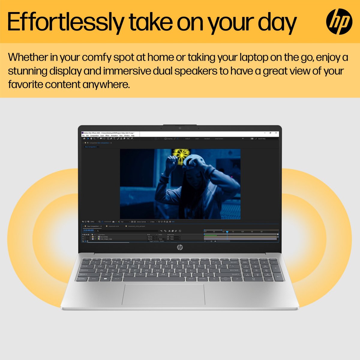 HP 15-fc0053na AMD Ryzen™ 3 7320U Laptop 39.6 cm (15.6") Full HD 8 GB LPDDR5-SDRAM 512 GB SSD Wi-Fi 6 (802.11ax) Windows 11 Home Silver - Image 6