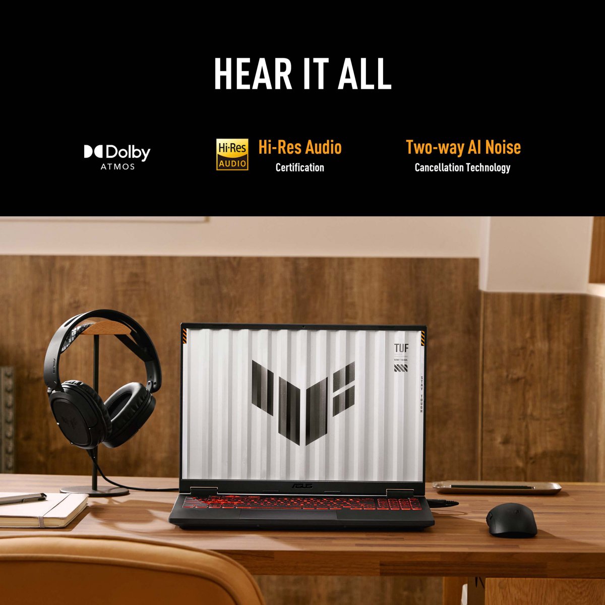 ASUS TUF Gaming A16 FA608PM-RV009W AMD Ryzen™ 9 8940HX Laptop 40.6 cm (16") WUXGA 16 GB DDR5-SDRAM 1 TB SSD NVIDIA GeForce RTX 5060 Wi-Fi 6E (802.11ax) Windows 11 Home Grey - Image 17