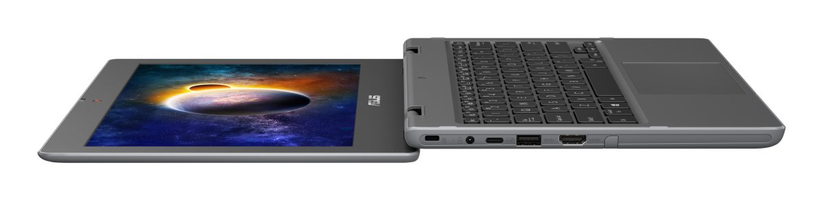 ASUS BR1100C-C81XA Intel® Celeron® N N4500 Laptop 29.5 cm (11.6") HD 8 GB DDR4-SDRAM 128 GB eMMC Wi-Fi 6 (802.11ax) Windows 11 Pro Education Grey - Image 9