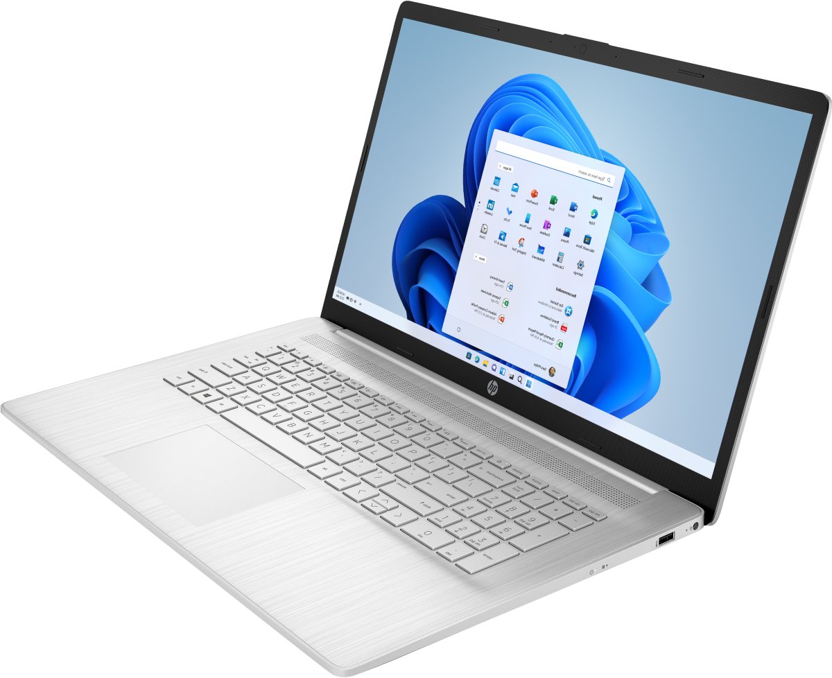 HP 17-cn0102na Intel® Core™ i3 i3-1115G4 Laptop 43.9 cm (17.3") Full HD 8 GB DDR4-SDRAM 128 GB SSD Wi-Fi 5 (802.11ac) Windows 11 Home in S mode Silver - Image 2