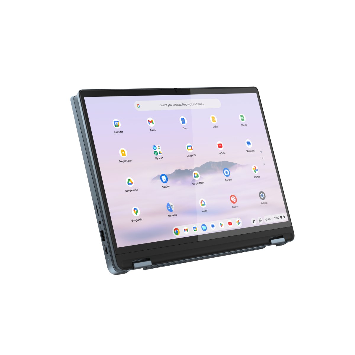 Lenovo IdeaPad Slim 3 Chrome 14M868 MediaTek Kompanio 520 Chromebook 14" Full HD 4 GB LPDDR4x-SDRAM 128 GB eMMC Wi-Fi 6 (802.11ax) ChromeOS UK English Blue - Image 8