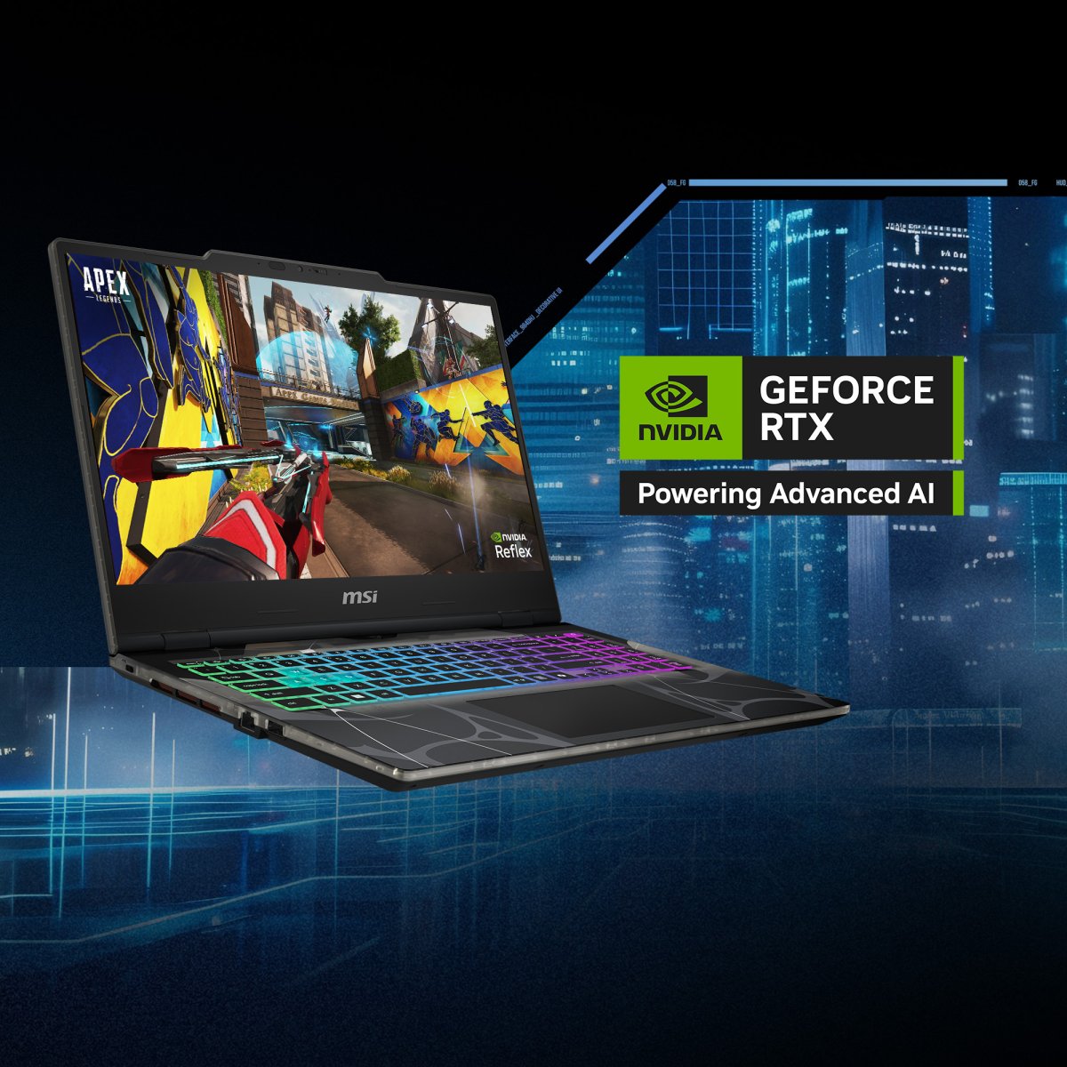 MSI Cyborg 15 B2RWFKG-020UK Intel Core 7 240H Laptop 39.6 cm (15.6") Full HD 16 GB DDR5-SDRAM 512 GB SSD NVIDIA GeForce RTX 5060 Wi-Fi 6E (802.11ax) Windows 11 Home Black - Image 12