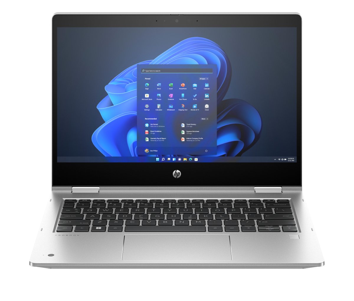 HP Pro x360 435 G10 AMD Ryzen™ 5 7530U Hybrid (2-in-1) 33.8 cm (13.3") Touchscreen Full HD 16 GB DDR4-SDRAM 512 GB SSD Wi-Fi 6 (802.11ax) Windows 11 Pro Silver - Image 2