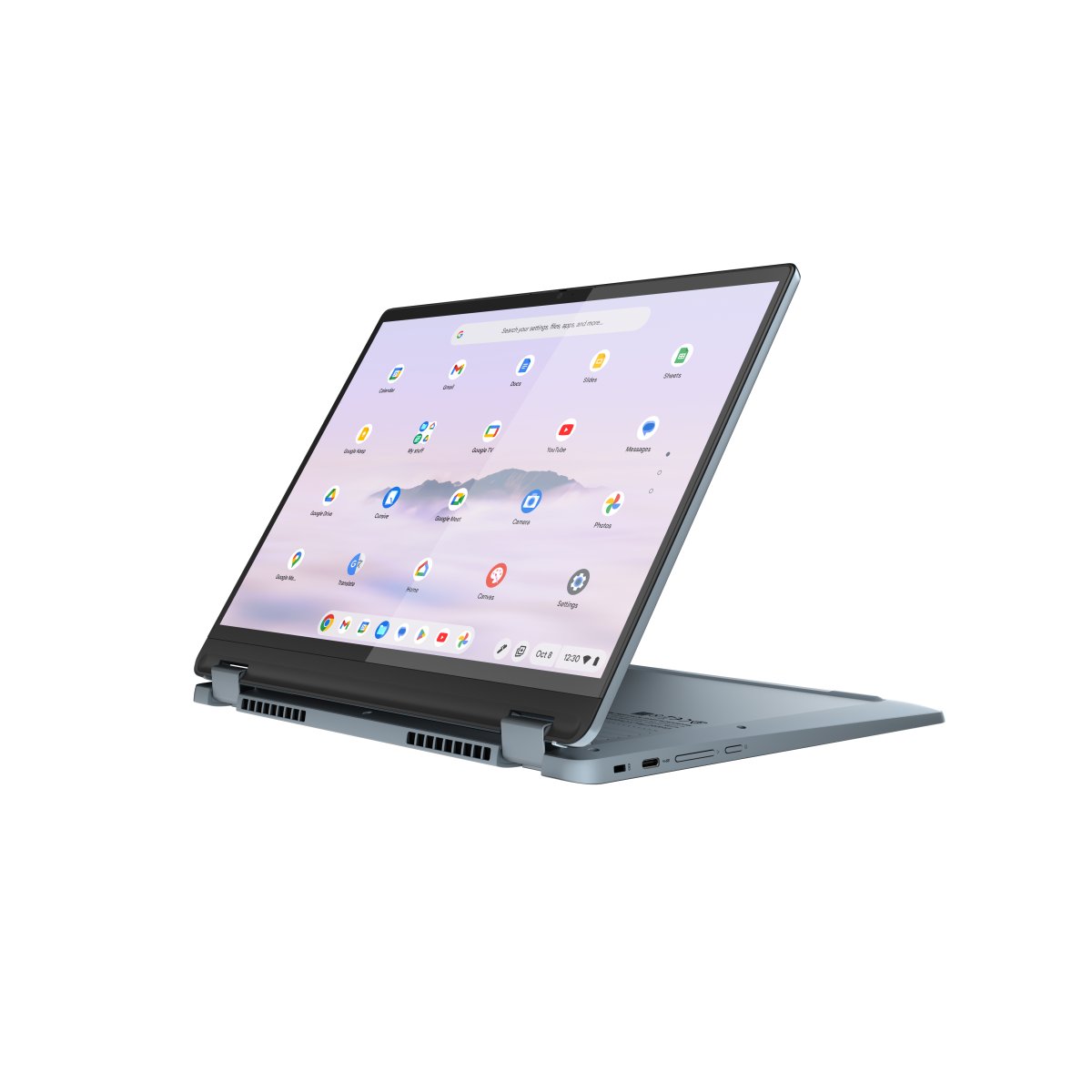 Lenovo IdeaPad Slim 3 Chrome 14M868 MediaTek Kompanio 520 Chromebook 14" Full HD 4 GB LPDDR4x-SDRAM 128 GB eMMC Wi-Fi 6 (802.11ax) ChromeOS UK English Blue - Image 4
