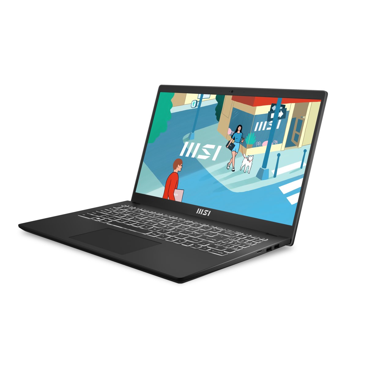 MSI Modern 15 H B13M-004UK Intel® Core™ i5 i5-13420H Laptop 39.6 cm (15.6") Full HD 16 GB DDR4-SDRAM 512 GB SSD Wi-Fi 6E (802.11ax) Windows 11 Home Black - Image 3