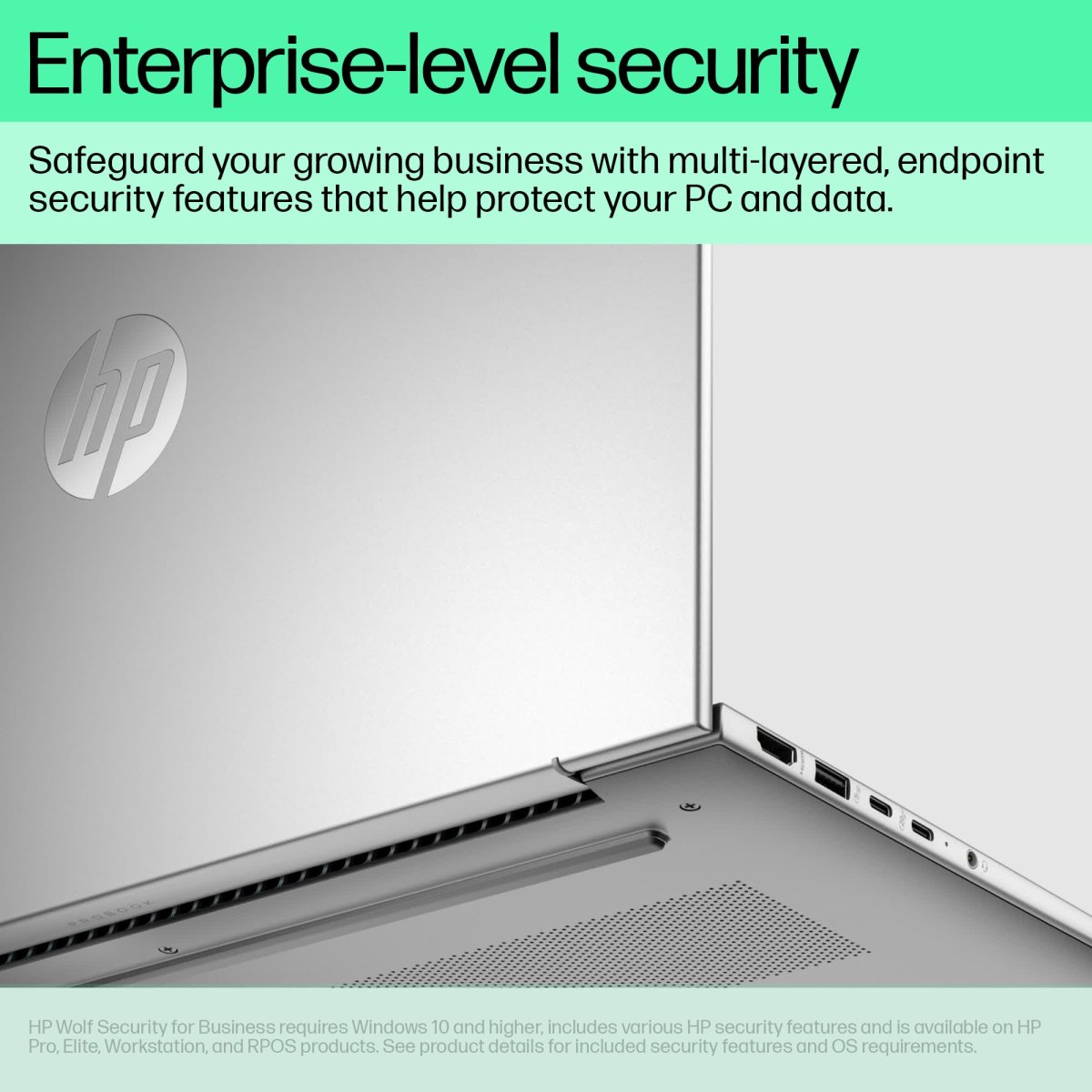 HP ProBook 440 G11 Intel Core Ultra 7 155U Laptop 35.6 cm (14") WUXGA 16 GB DDR5-SDRAM 512 GB SSD Wi-Fi 6E (802.11ax) Windows 11 Pro AI PC Silver - Image 7