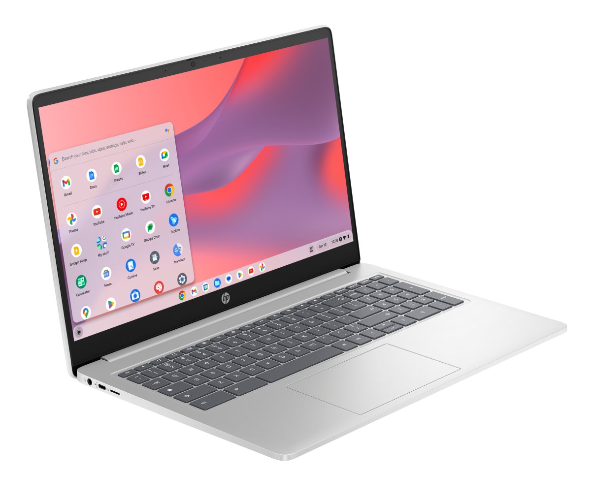 HP Chromebook 15a-nb0003na Intel® Core™ i3 i3-N305 39.6 cm (15.6") Full HD 8 GB LPDDR5-SDRAM 128 GB Flash Wi-Fi 6 (802.11ax) ChromeOS Silver - Image 2