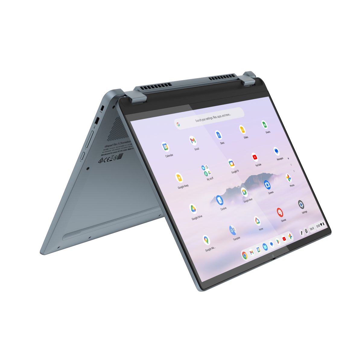 Lenovo IdeaPad Slim 3 Chrome 14M868 MediaTek Kompanio 520 Chromebook 14" Full HD 4 GB LPDDR4x-SDRAM 128 GB eMMC Wi-Fi 6 (802.11ax) ChromeOS UK English Blue - Image 6