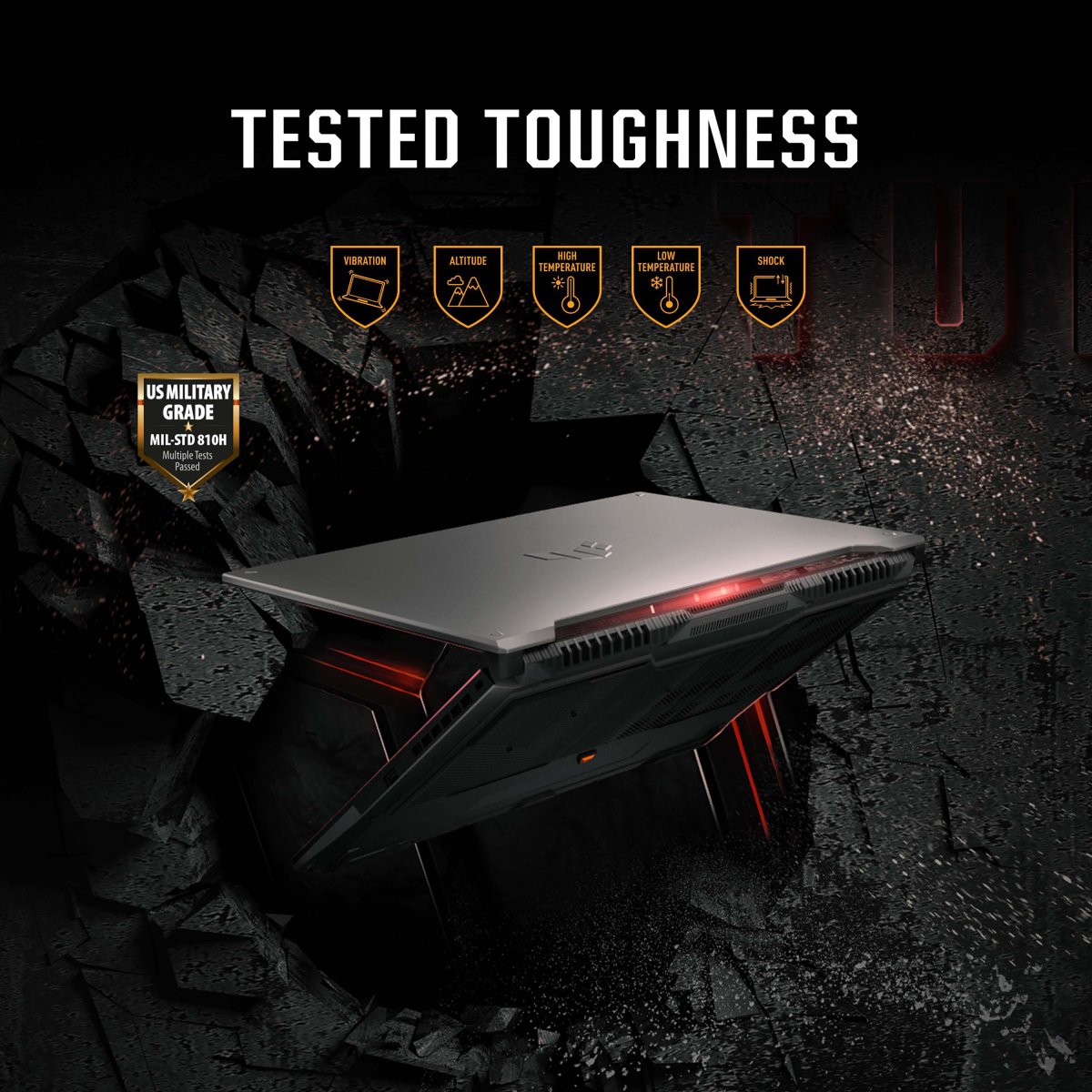 ASUS TUF Gaming A16 FA607PV-RL124W AMD Ryzen™ 9 7940HX Laptop 40.6 cm (16") WUXGA 16 GB DDR5-SDRAM 1 TB SSD NVIDIA GeForce RTX 4060 Wi-Fi 6 (802.11ax) Windows 11 Home Black, Grey - Image 13