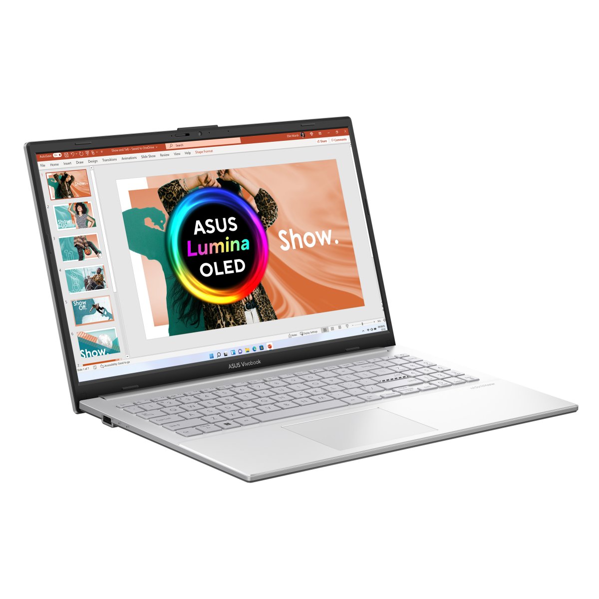 ASUS Vivobook Go 15 OLED E1504FA-L1669W AMD Ryzen™ 5 7520U Laptop 39.6 cm (15.6") Full HD 8 GB LPDDR5-SDRAM 256 GB SSD Wi-Fi 6E (802.11ax) Windows 11 Home in S mode Silver - Image 11