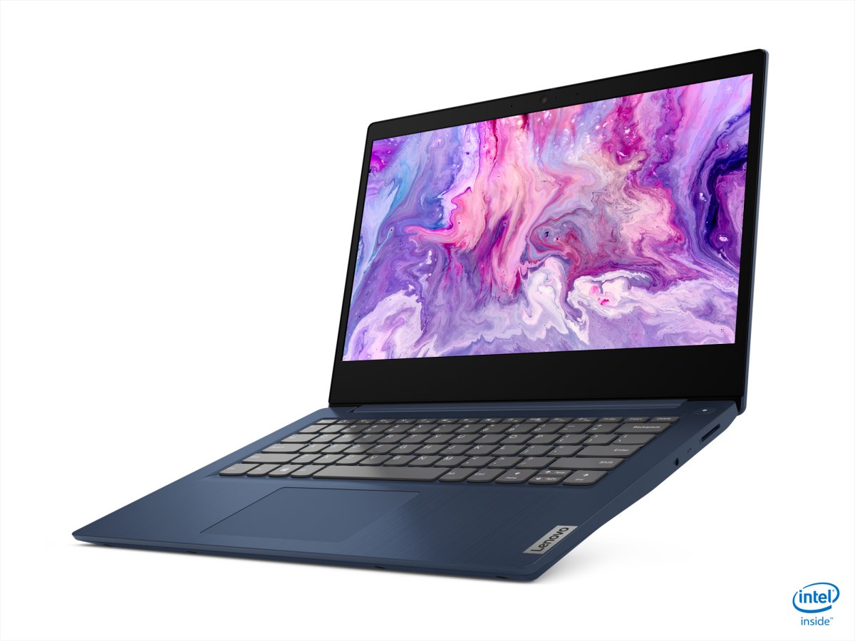 Lenovo IdeaPad 3 14IIL05 Intel® Core™ i7 i7-1065G7 Laptop 35.6 cm (14") Full HD 8 GB DDR4-SDRAM 256 GB SSD Wi-Fi 6 (802.11ax) Windows 10 Home in S mode Blue
