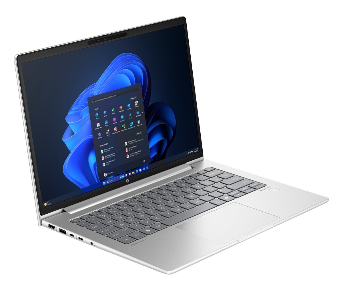HP ProBook 440 G11 Intel Core Ultra 7 155U Laptop 35.6 cm (14") WUXGA 16 GB DDR5-SDRAM 512 GB SSD Wi-Fi 6E (802.11ax) Windows 11 Pro AI PC Silver - Image 2