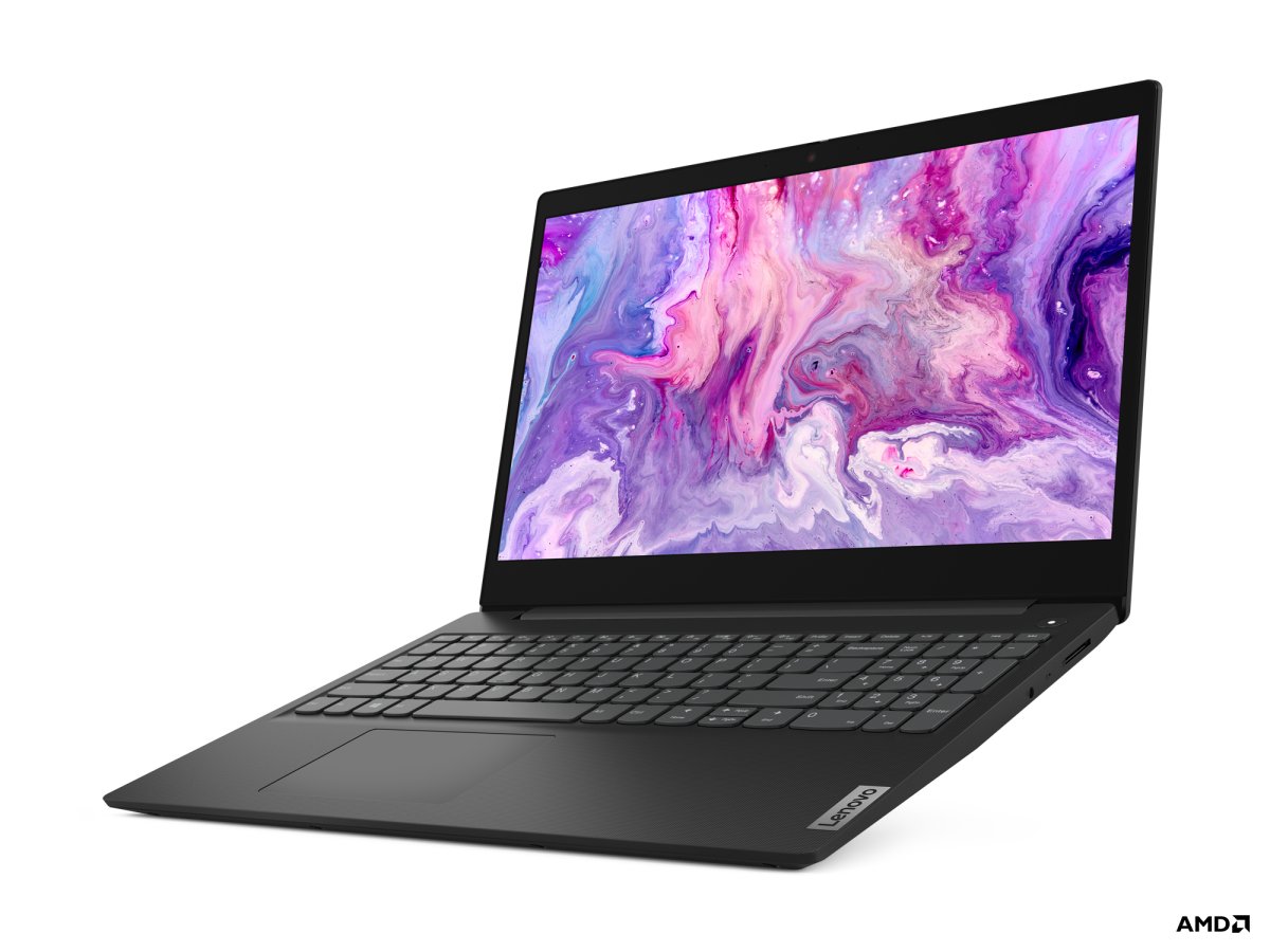 Lenovo IdeaPad 3 15ADA05 AMD Ryzen™ 3 3250U Laptop 39.6 cm (15.6") Full HD 4 GB DDR4-SDRAM 128 GB SSD Wi-Fi 5 (802.11ac) Windows 10 Home in S mode Black