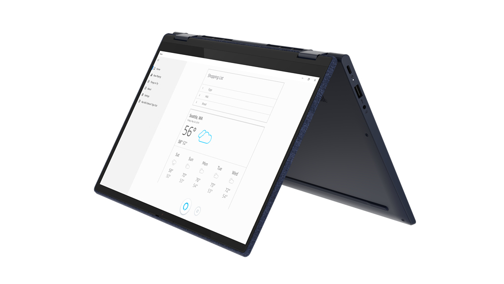 Lenovo Yoga 6 13ARE05 AMD Ryzen™ 7 4700U Hybrid (2-in-1) 33.8 cm (13.3") Touchscreen Full HD 16 GB DDR4-SDRAM 1 TB SSD Wi-Fi 6 (802.11ax) Windows 10 Home UK English Blue
