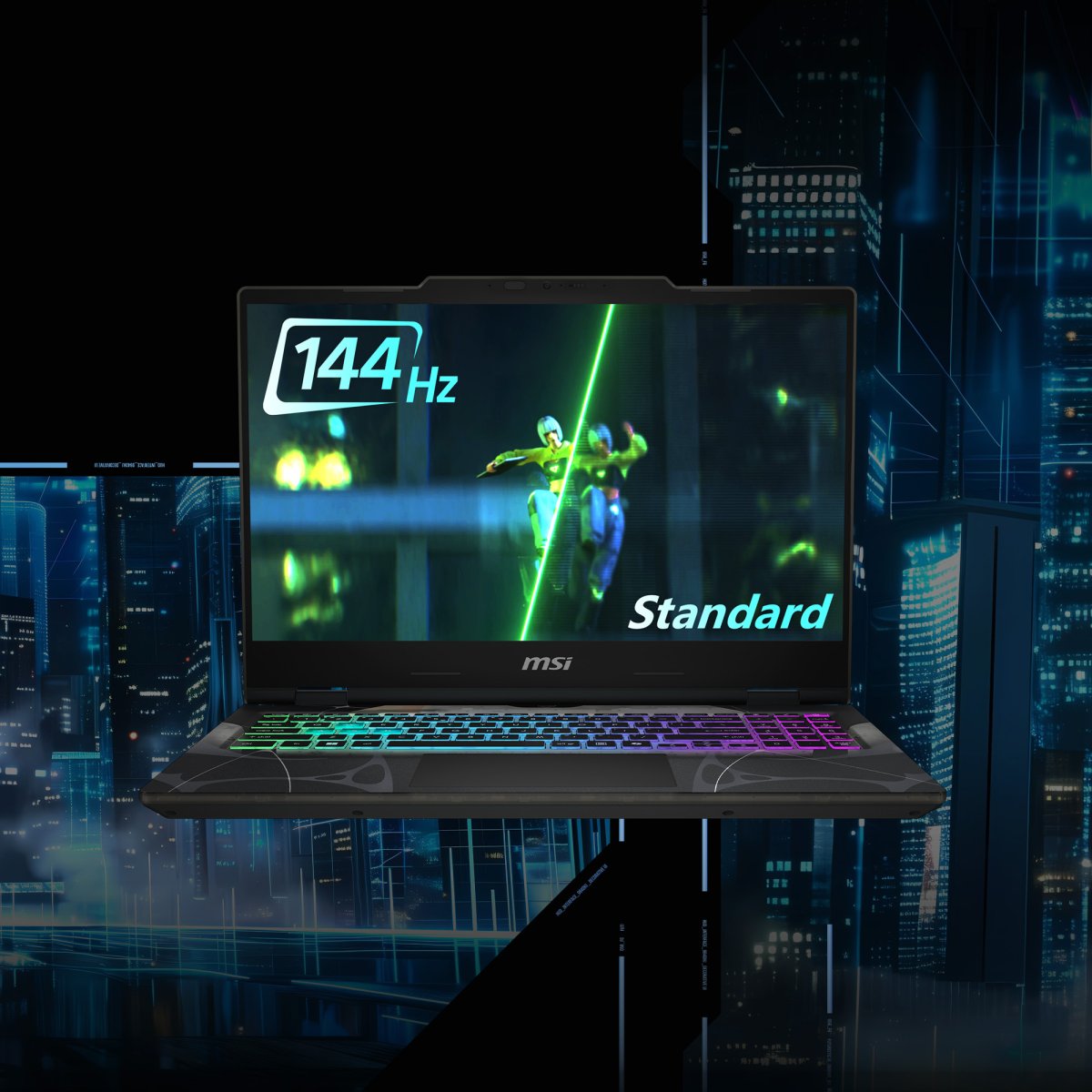 MSI Cyborg 15 B2RWFKG-020UK Intel Core 7 240H Laptop 39.6 cm (15.6") Full HD 16 GB DDR5-SDRAM 512 GB SSD NVIDIA GeForce RTX 5060 Wi-Fi 6E (802.11ax) Windows 11 Home Black - Image 8