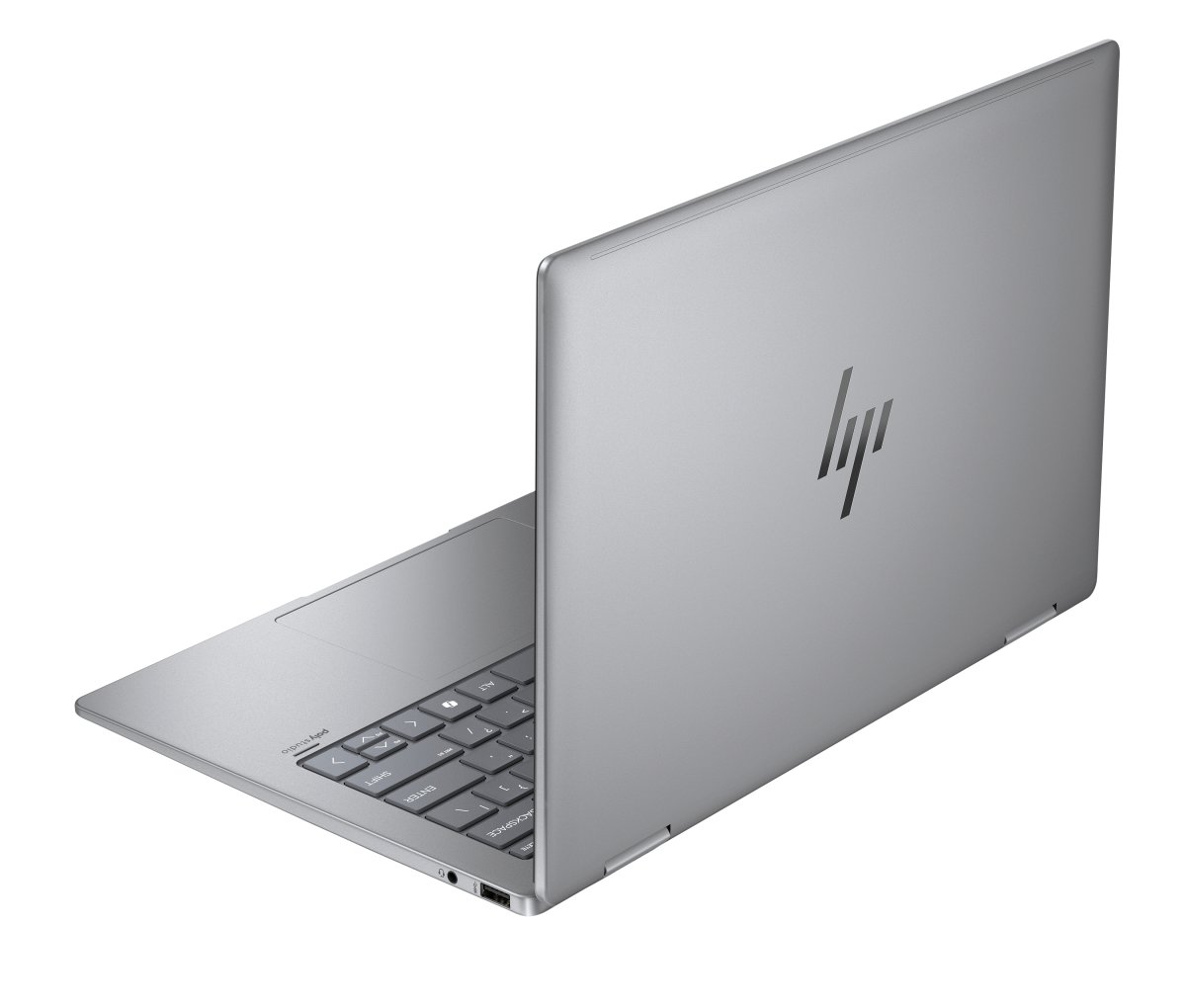 HP ENVY x360 14-fa0009na AMD Ryzen™ 5 8640HS Hybrid (2-in-1) 35.6 cm (14") Touchscreen 2K 16 GB LPDDR5-SDRAM 512 GB SSD Wi-Fi 6E (802.11ax) Windows 11 Home AI PC Silver - Image 4