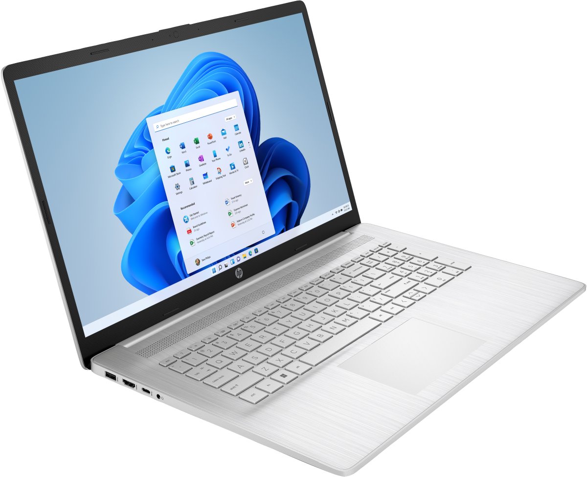 HP 17-cn0102na Intel® Core™ i3 i3-1115G4 Laptop 43.9 cm (17.3") Full HD 8 GB DDR4-SDRAM 128 GB SSD Wi-Fi 5 (802.11ac) Windows 11 Home in S mode Silver - Image 3
