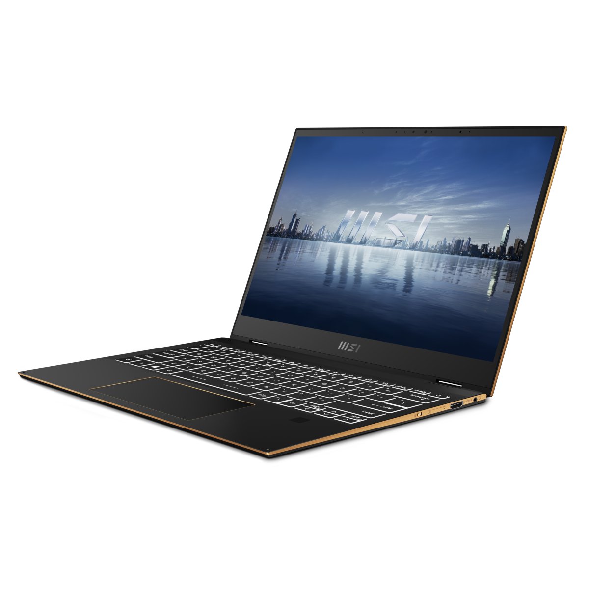 MSI Summit E13 Flip Evo A13MT-201UK Intel® Core™ i7 i7-1360P Hybrid (2-in-1) 34 cm (13.4") Touchscreen Full HD+ 16 GB LPDDR5-SDRAM 1 TB SSD Wi-Fi 6E (802.11ax) Windows 11 Home Black - Image 2