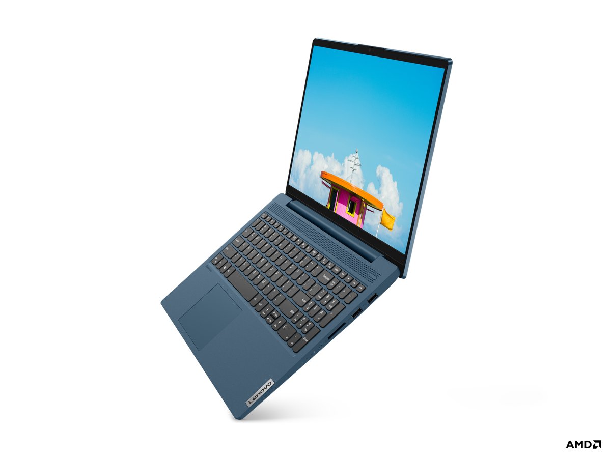 Lenovo IdeaPad 5 15ALC05 AMD Ryzen™ 7 5700U Laptop 39.6 cm (15.6") Full HD 8 GB DDR4-SDRAM 512 GB SSD Wi-Fi 5 (802.11ac) Windows 10 Home in S mode UK English Blue