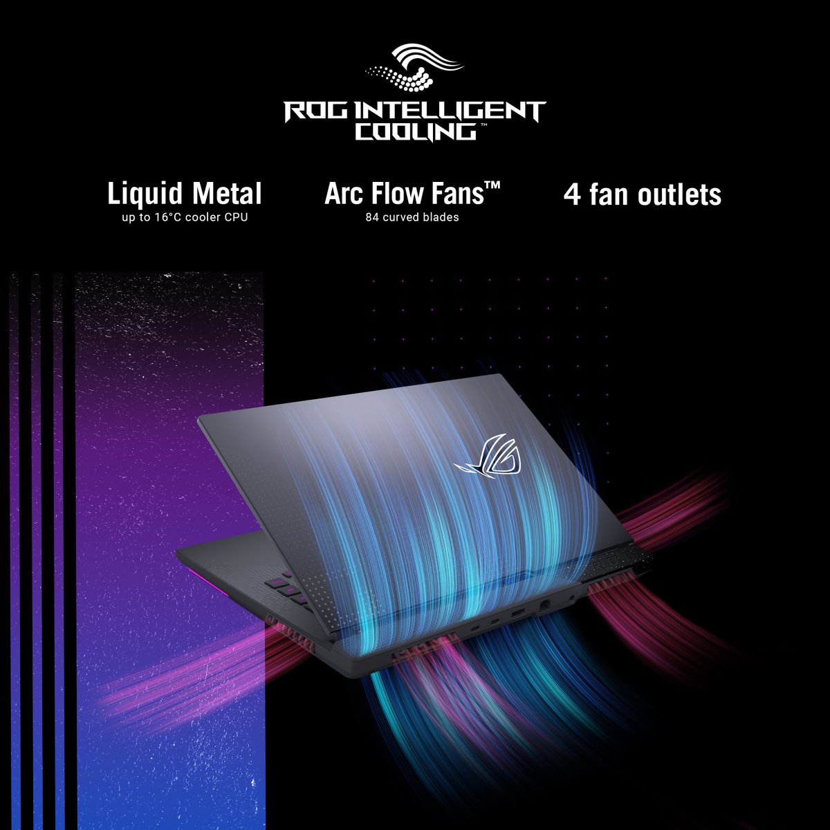 ASUS ROG Strix G15 G513RM-HQ071W AMD Ryzen™ 7 6800H Laptop 39.6 cm (15.6") Wide Quad HD 16 GB DDR5-SDRAM 1 TB SSD NVIDIA GeForce RTX 3060 Wi-Fi 6E (802.11ax) Windows 11 Home Black, Grey - Image 10