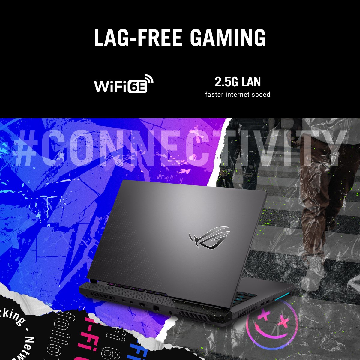 ASUS ROG Strix G15 G513RM-HQ071W AMD Ryzen™ 7 6800H Laptop 39.6 cm (15.6") Wide Quad HD 16 GB DDR5-SDRAM 1 TB SSD NVIDIA GeForce RTX 3060 Wi-Fi 6E (802.11ax) Windows 11 Home Black, Grey - Image 13