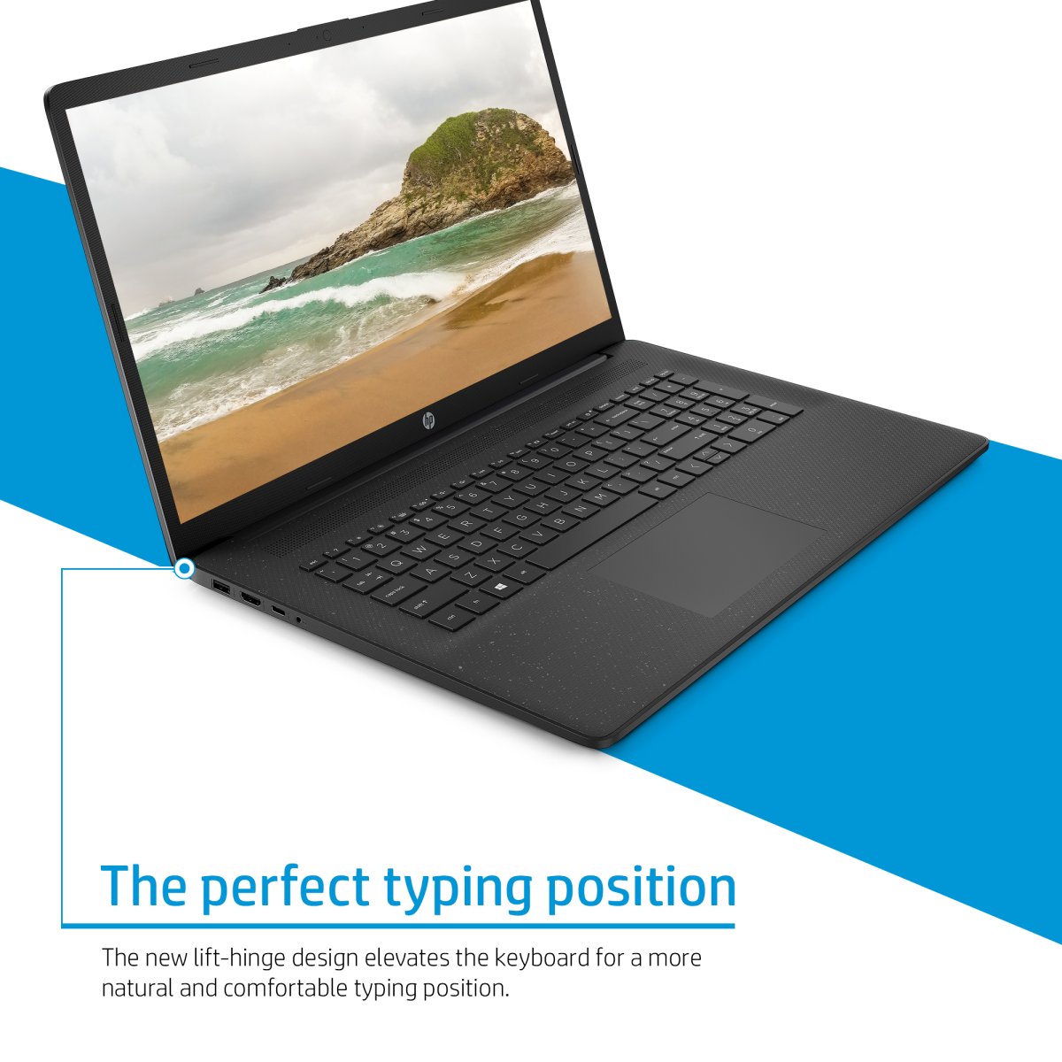 HP 17-cn2020na Intel® Core™ i5 i5-1235U Laptop 43.9 cm (17.3") Full HD 8 GB DDR4-SDRAM 512 GB SSD Wi-Fi 5 (802.11ac) Windows 11 Home Silver - Image 2