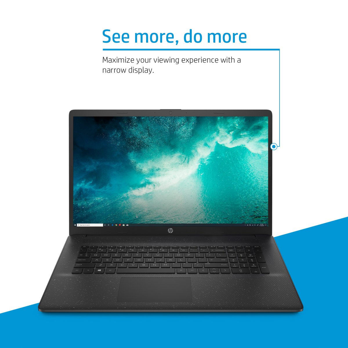HP 17-cn2020na Intel® Core™ i5 i5-1235U Laptop 43.9 cm (17.3") Full HD 8 GB DDR4-SDRAM 512 GB SSD Wi-Fi 5 (802.11ac) Windows 11 Home Silver - Image 3