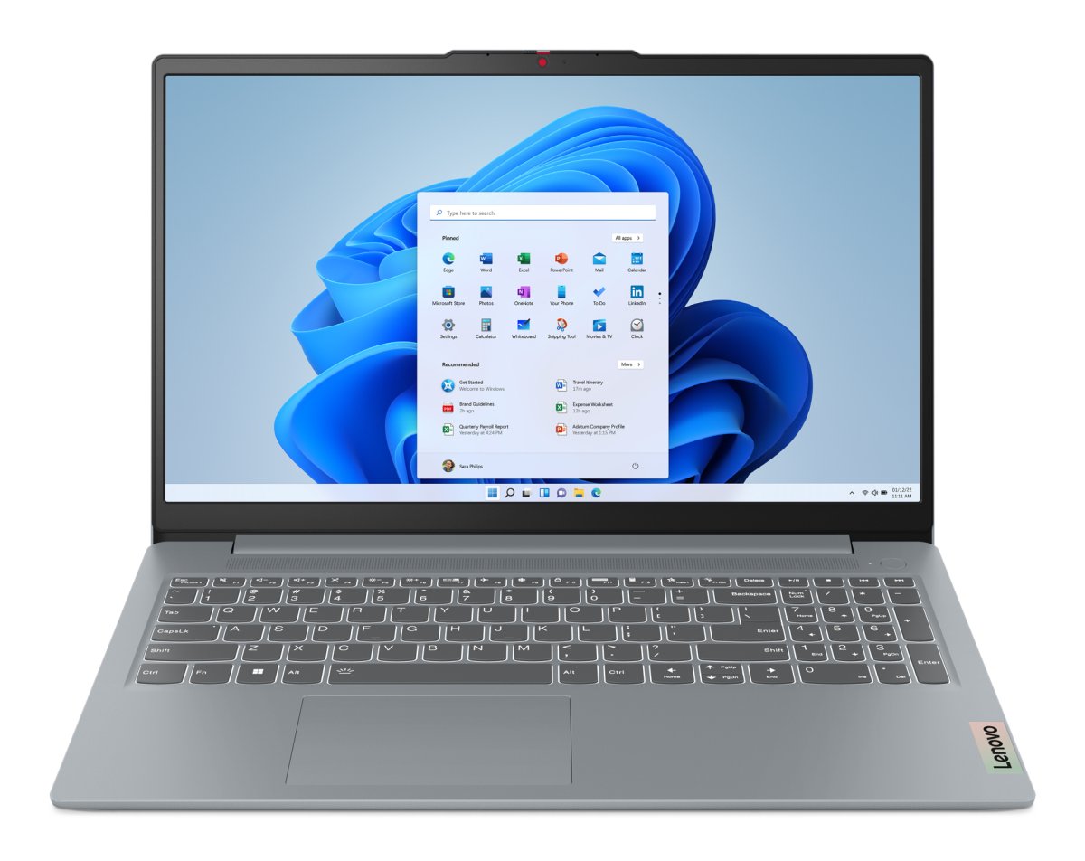 Lenovo IdeaPad Slim 3 15ABR8 AMD Ryzen™ 7 PRO 7730U Laptop 39.6 cm (15.6") Full HD 8 GB DDR4-SDRAM 512 GB SSD Wi-Fi 6 (802.11ax) Windows 11 Home English Grey