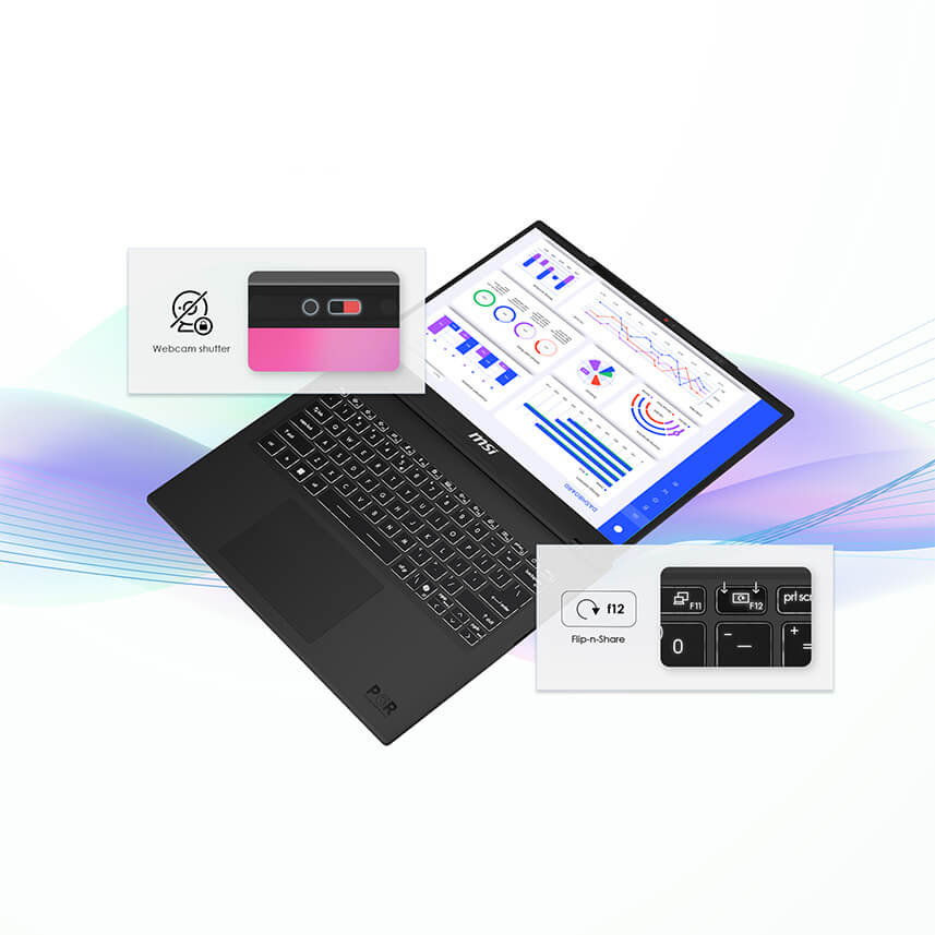 MSI Modern 14 H D2RMG-297UK Intel Core 7 240H Laptop 35.6 cm (14") Full HD+ 16 GB DDR4-SDRAM 512 GB SSD Wi-Fi 6E (802.11ax) Windows 11 Home Black - Image 19