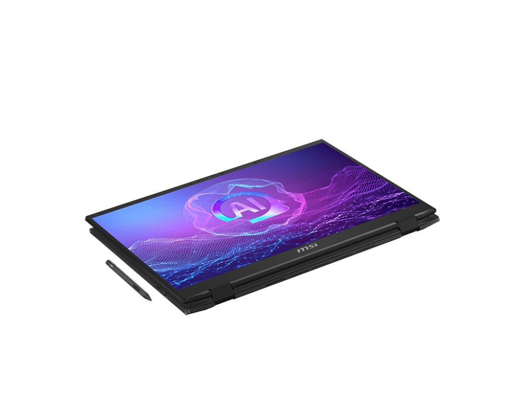 MSI SUMMIT 16 AI EVO A2HMTG-032UK laptop Intel Core Ultra 7 255H Hybrid (2-in-1) 40.6 cm (16") Touchscreen Quad HD+ 32 GB LPDDR5-SDRAM 1 TB SSD Wi-Fi 7 (802.11be) Windows 11 Home UK English Black - Image 2