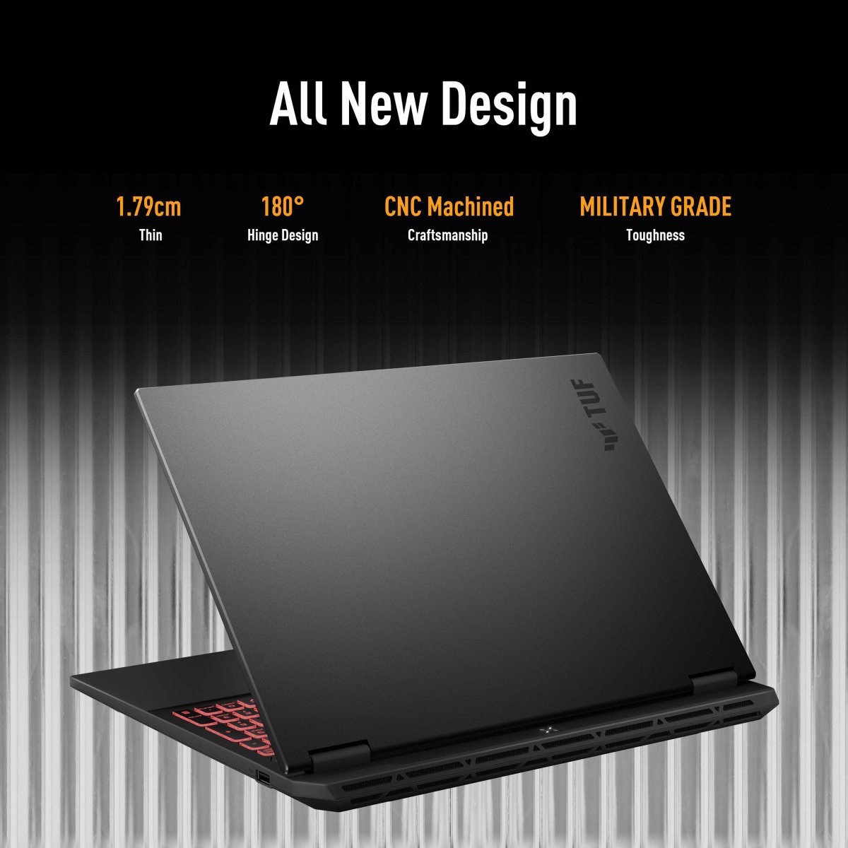 ASUS TUF Gaming A16 FA608PM-RV009W AMD Ryzen™ 9 8940HX Laptop 40.6 cm (16") WUXGA 16 GB DDR5-SDRAM 1 TB SSD NVIDIA GeForce RTX 5060 Wi-Fi 6E (802.11ax) Windows 11 Home Grey - Image 20