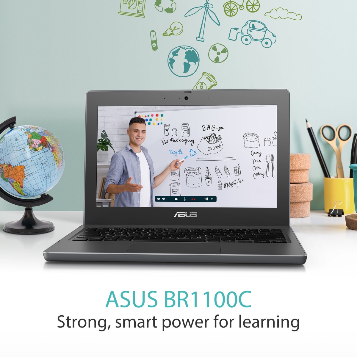 ASUS BR1100C-C81XA Intel® Celeron® N N4500 Laptop 29.5 cm (11.6") HD 8 GB DDR4-SDRAM 128 GB eMMC Wi-Fi 6 (802.11ax) Windows 11 Pro Education Grey - Image 20