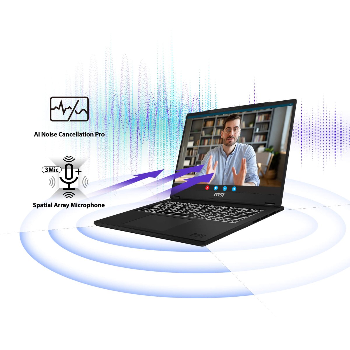 MSI Modern 14 H D2RMG-297UK Intel Core 7 240H Laptop 35.6 cm (14") Full HD+ 16 GB DDR4-SDRAM 512 GB SSD Wi-Fi 6E (802.11ax) Windows 11 Home Black - Image 17