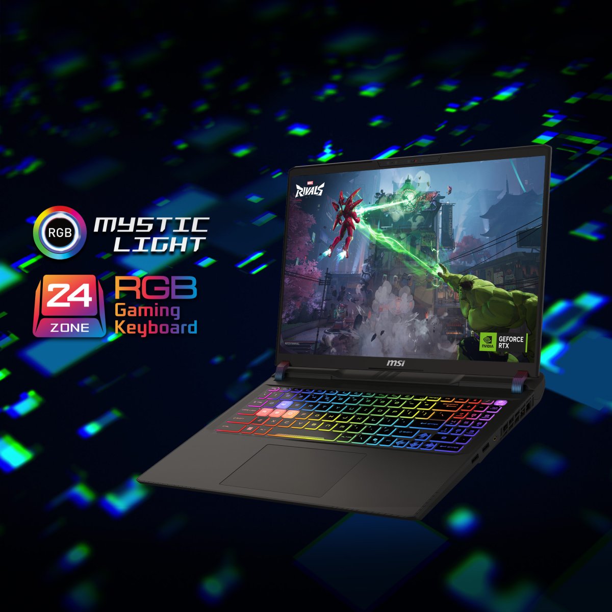 MSI Vector 18 HX AI A2XWJG-804UK Intel Core Ultra 9 275HX Laptop 45.7 cm (18") Quad HD+ 32 GB DDR5-SDRAM 2 TB SSD NVIDIA GeForce RTX 5090 Wi-Fi 7 (802.11be) Windows 11 Home Grey - Image 24