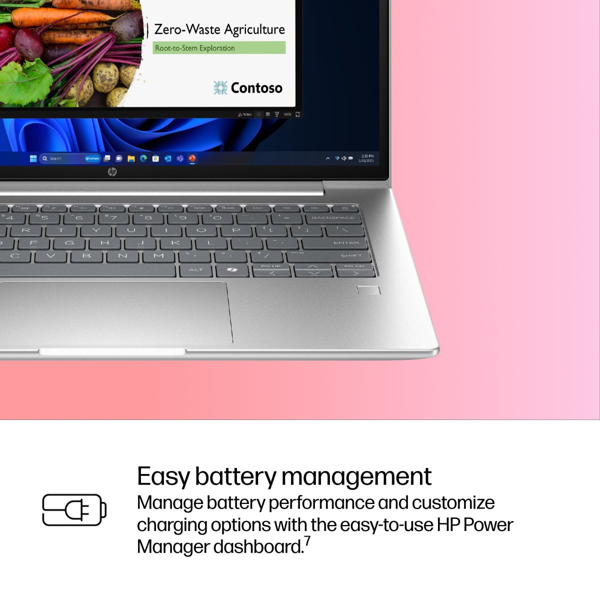 HP ProBook 4 G1iR Intel Core 7 150U Laptop 35.6 cm (14") WUXGA 24 GB DDR5-SDRAM 1 TB SSD Wi-Fi 6E (802.11ax) Windows 11 Pro Silver - Image 9