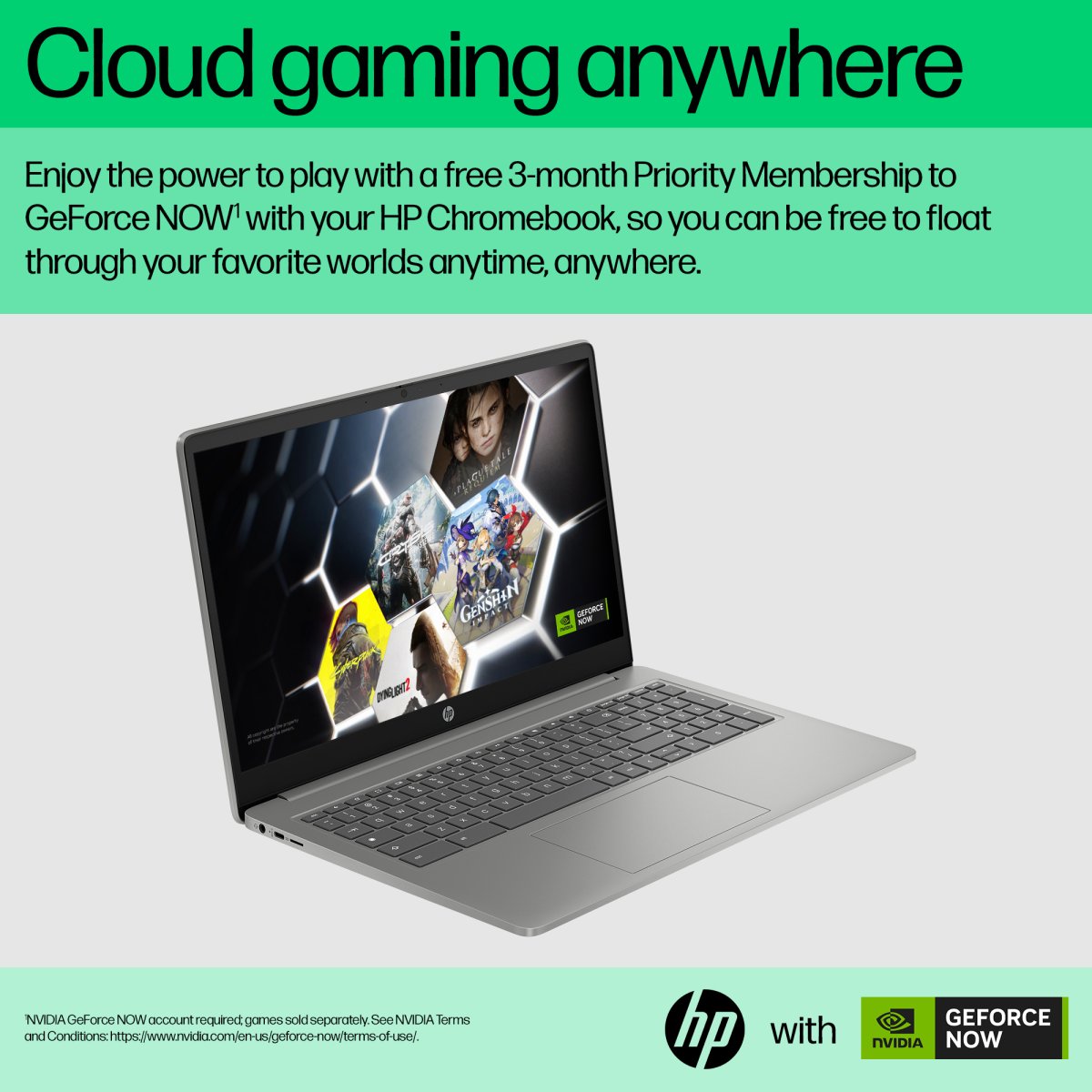 HP Chromebook 15a-nb0003na Intel® Core™ i3 i3-N305 39.6 cm (15.6") Full HD 8 GB LPDDR5-SDRAM 128 GB Flash Wi-Fi 6 (802.11ax) ChromeOS Silver - Image 7