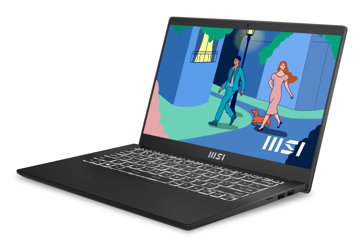 MSI Modern 14 C7M-074UK AMD Ryzen™ 5 7530U Laptop 35.6 cm (14") Full HD 8 GB DDR4-SDRAM 512 GB SSD Wi-Fi 6E (802.11ax) Windows 11 Home Black - Image 3