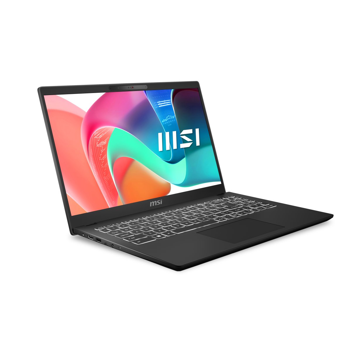 MSI Modern 15 H C2RMG-282UK Intel Core 5 210H Laptop 39.6 cm (15.6") Full HD 16 GB DDR4-SDRAM 512 GB SSD Wi-Fi 6E (802.11ax) Windows 11 Home Black - Image 2