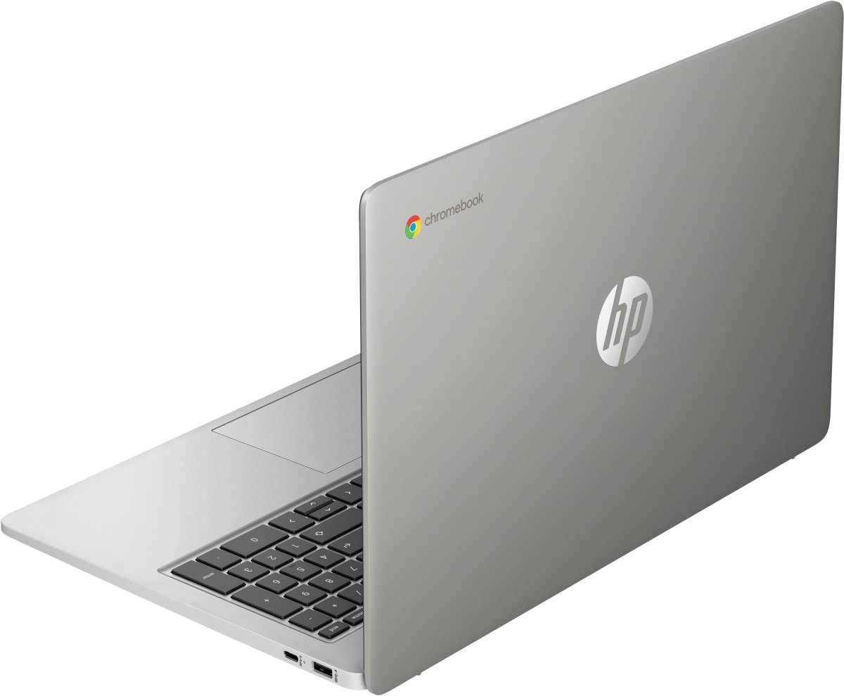 HP Chromebook 15a-na0001na Intel® Celeron® N4500 39.6 cm (15.6") HD 4 GB LPDDR4x-SDRAM 64 GB eMMC Wi-Fi 5 (802.11ac) ChromeOS Silver - Image 3