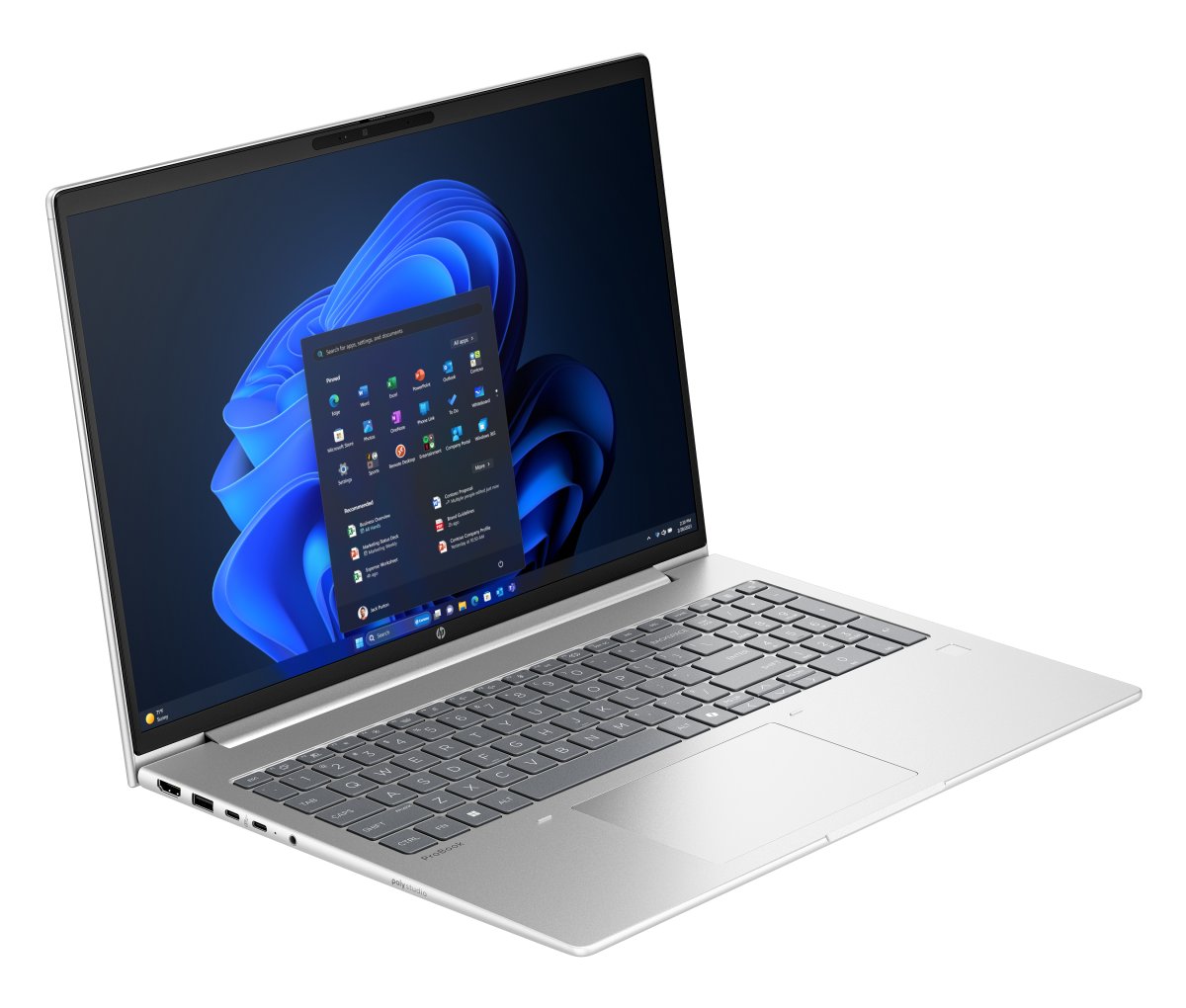 HP ProBook 4 G1a AI PC AMD Ryzen™ 7 250 Laptop 40.6 cm (16") WUXGA 16 GB DDR5-SDRAM 1 TB SSD Wi-Fi 7 (802.11be) Windows 11 Pro Silver - Image 2