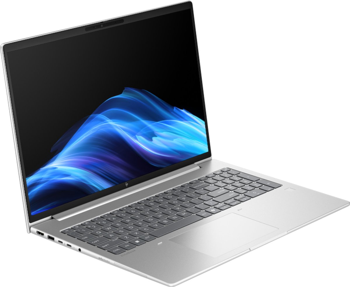 HP EliteBook 6 G1ah AMD Ryzen™ 5 220 Laptop 40.6 cm (16") WUXGA 24 GB DDR5-SDRAM 512 GB SSD Wi-Fi 6E (802.11ax) Windows 11 Pro AI PC Silver - Image 2