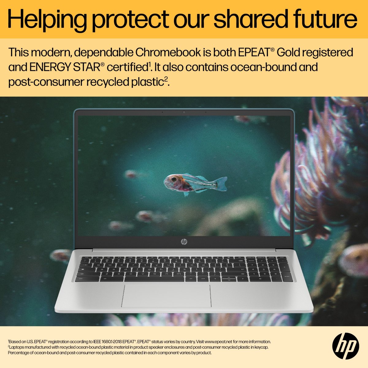 HP Chromebook 15a-na0001na Intel® Celeron® N4500 39.6 cm (15.6") HD 4 GB LPDDR4x-SDRAM 64 GB eMMC Wi-Fi 5 (802.11ac) ChromeOS Silver - Image 9