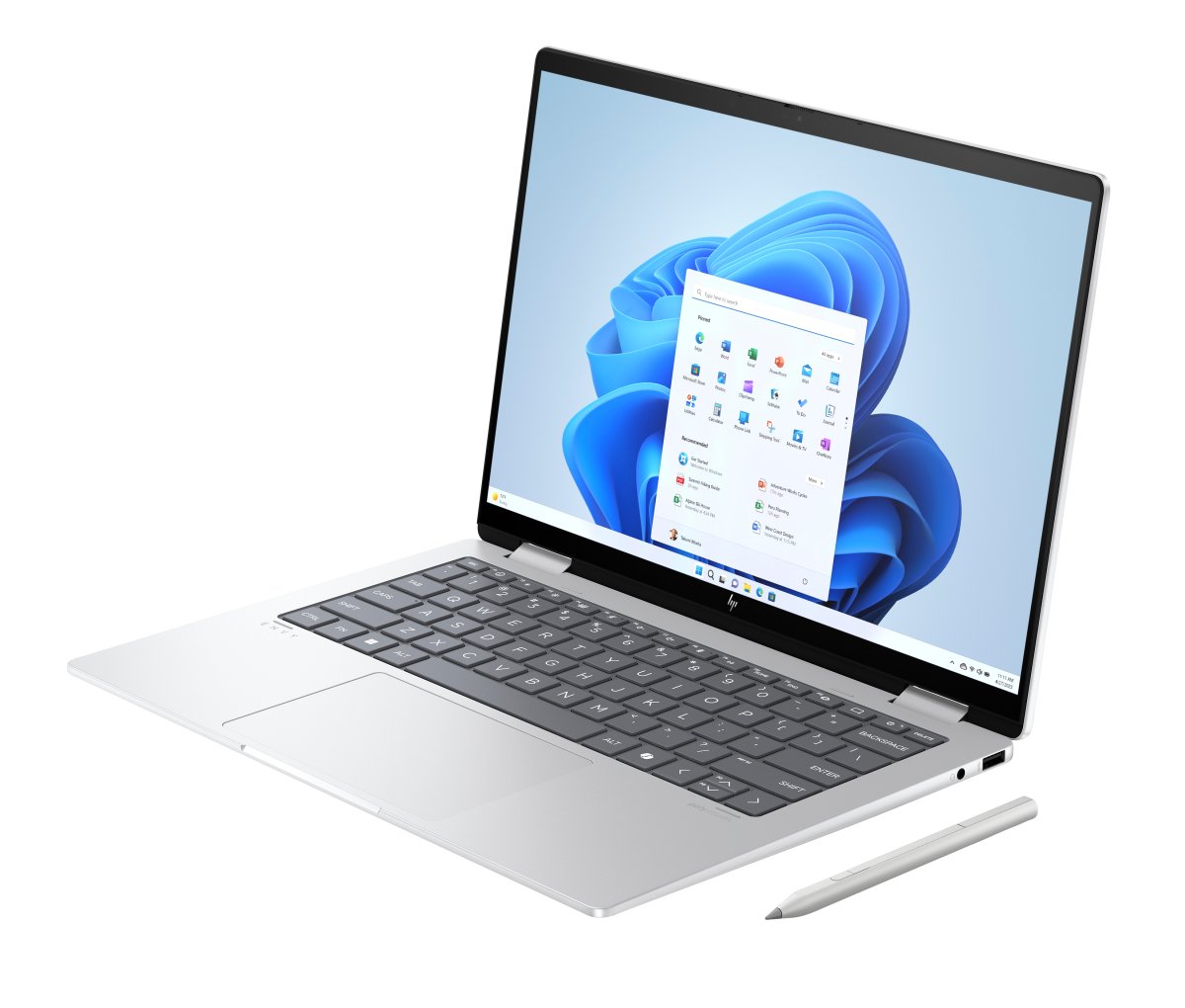 HP ENVY x360 14-fa0005na AMD Ryzen™ 5 8640HS Hybrid (2-in-1) 35.6 cm (14") Touchscreen 2K 16 GB LPDDR5-SDRAM 512 GB SSD Wi-Fi 6E (802.11ax) Windows 11 Home AI PC Silver - Image 14