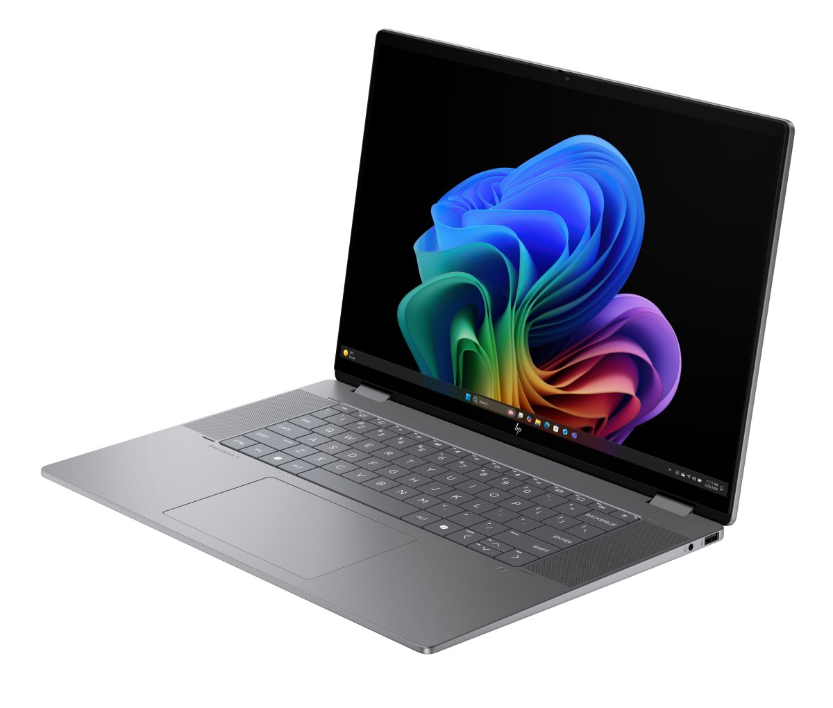 HP OmniBook X Flip 16-ar0004na Copilot+ PC AMD Ryzen™ AI 5 340 Hybrid (2-in-1) 40.6 cm (16") Touchscreen 2K 16 GB LPDDR5x-SDRAM 512 GB SSD Wi-Fi 7 (802.11be) Windows 11 Home Silver - Image 17