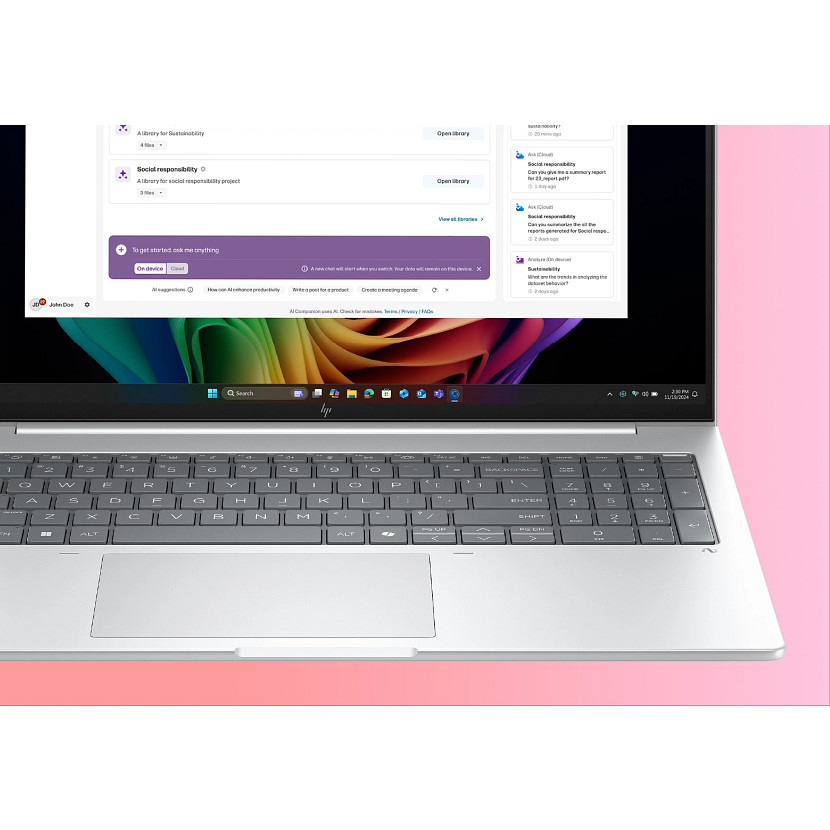 HP EliteBook 8 G1a Next Gen AI PC Copilot+ PC AMD Ryzen™ AI 5 340 Laptop 40.6 cm (16") WUXGA 32 GB DDR5-SDRAM 512 GB SSD Wi-Fi 7 (802.11be) Windows 11 Pro Silver - Image 14