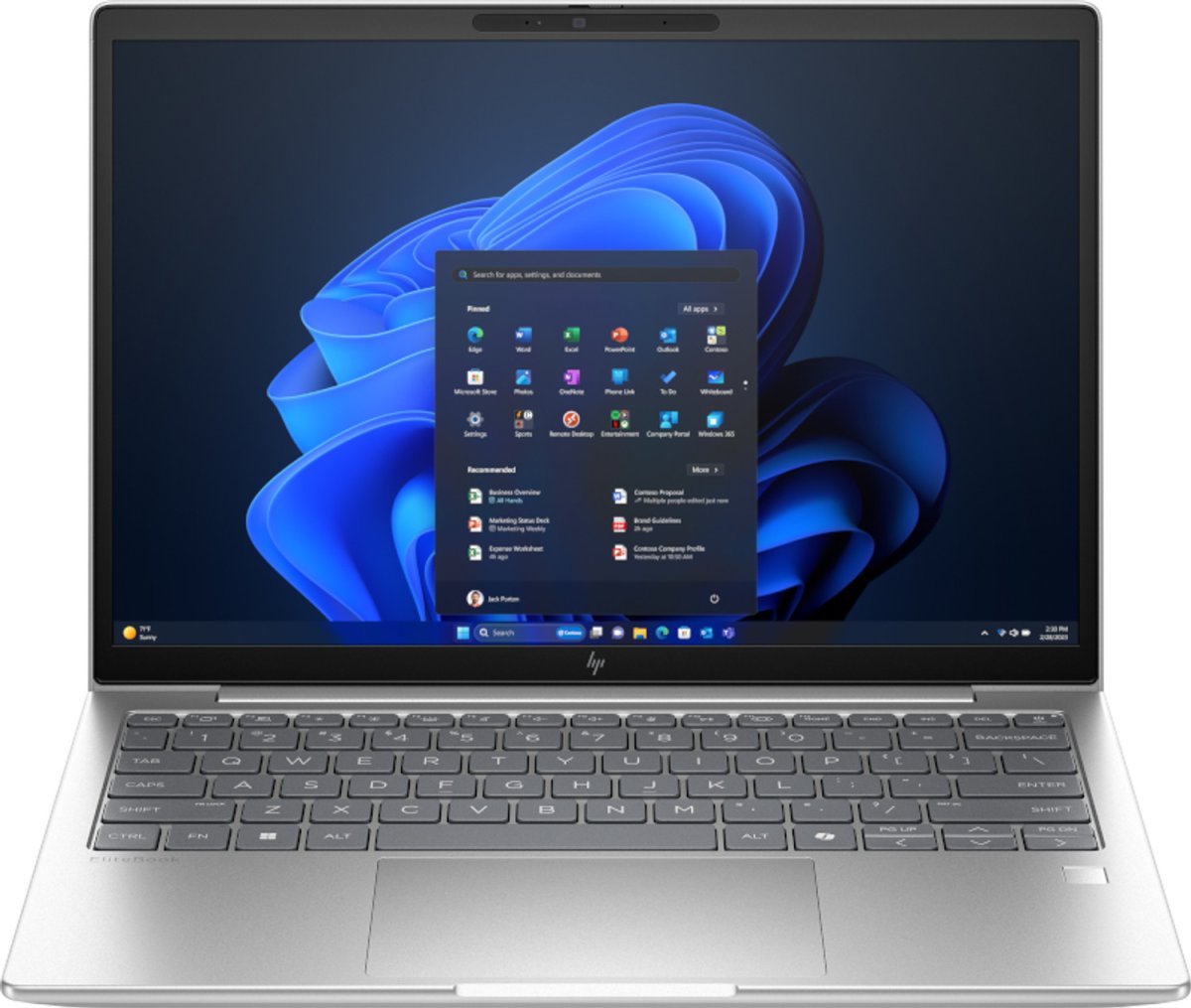 HP EliteBook 6 G1i Intel Core Ultra 5 225U Laptop 33.8 cm (13.3") WUXGA 16 GB DDR5-SDRAM 512 GB SSD Wi-Fi 7 (802.11be) Windows 11 Pro AI PC Silver